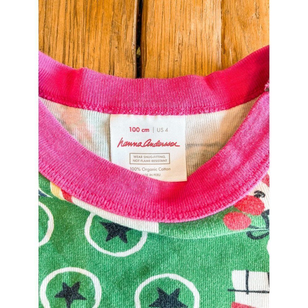 Hanna Andersson Long Sleeve Roller Skate Pajamas, Size 4 - Picture 2 of 3